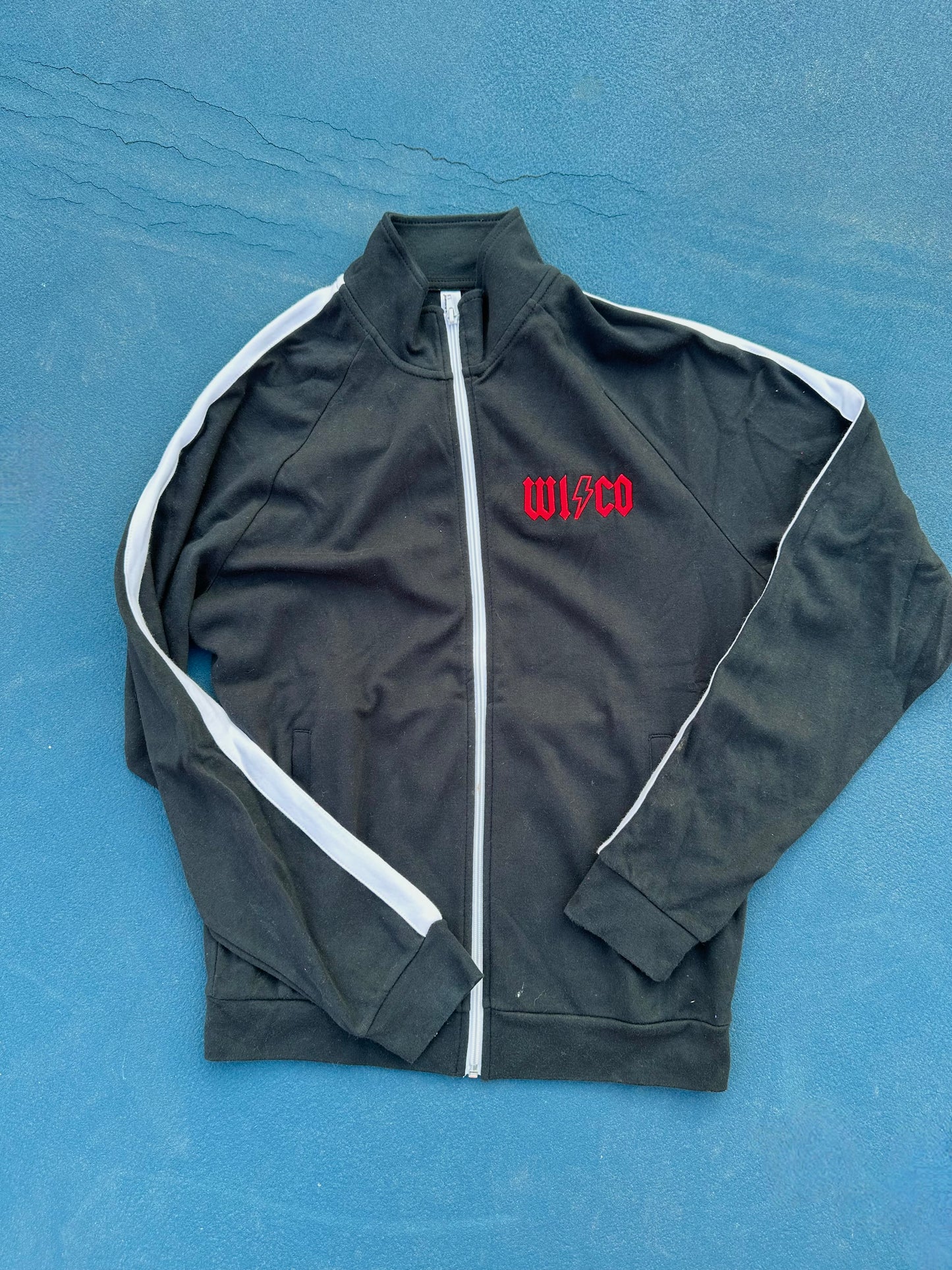 Wisco Bolt Black Track Jacket
