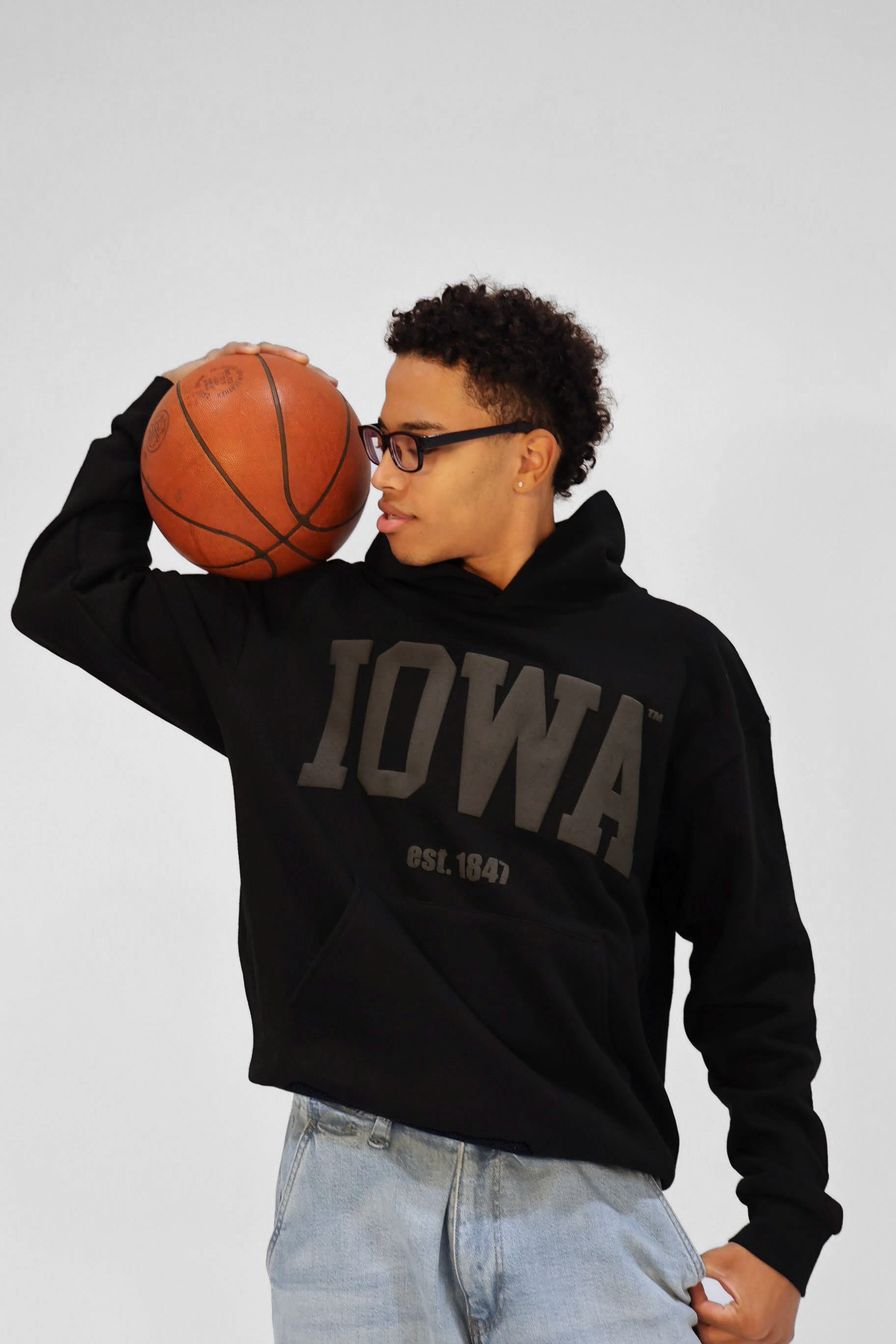 Iowa Puff Print Hoodie