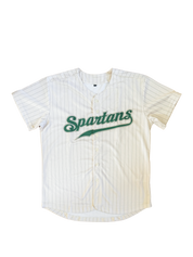 Spartans Pinstripe Baseball Jersey