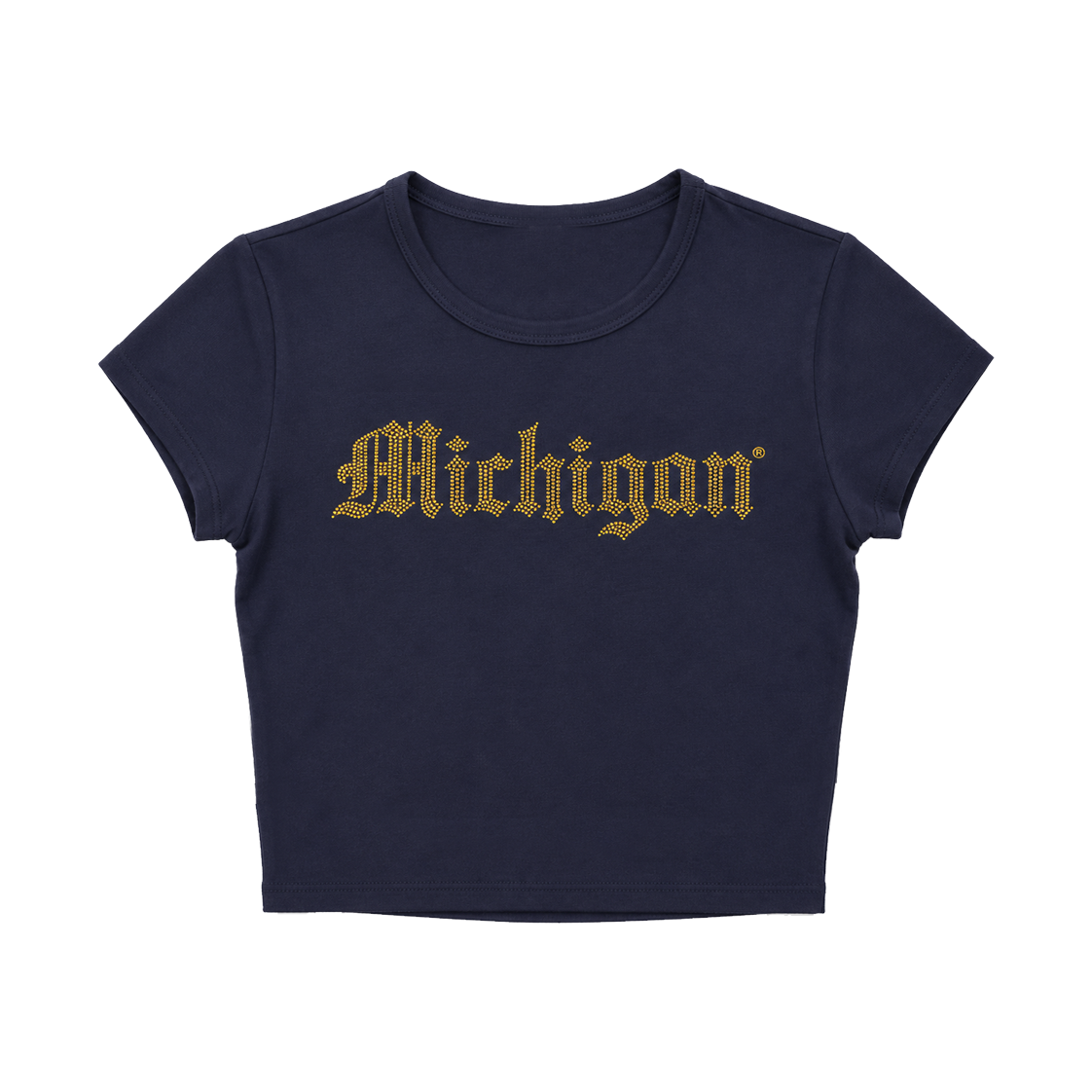 Michigan Rhinestone Freshman Tee