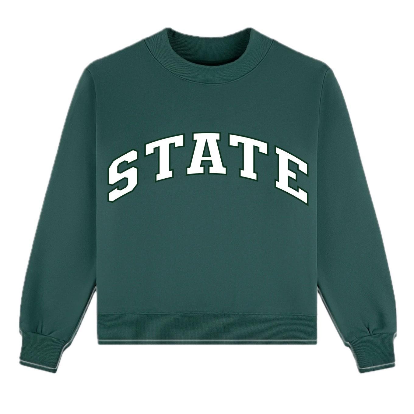State Mock Neck