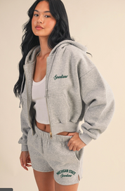 Michigan State Crop Full Zip
