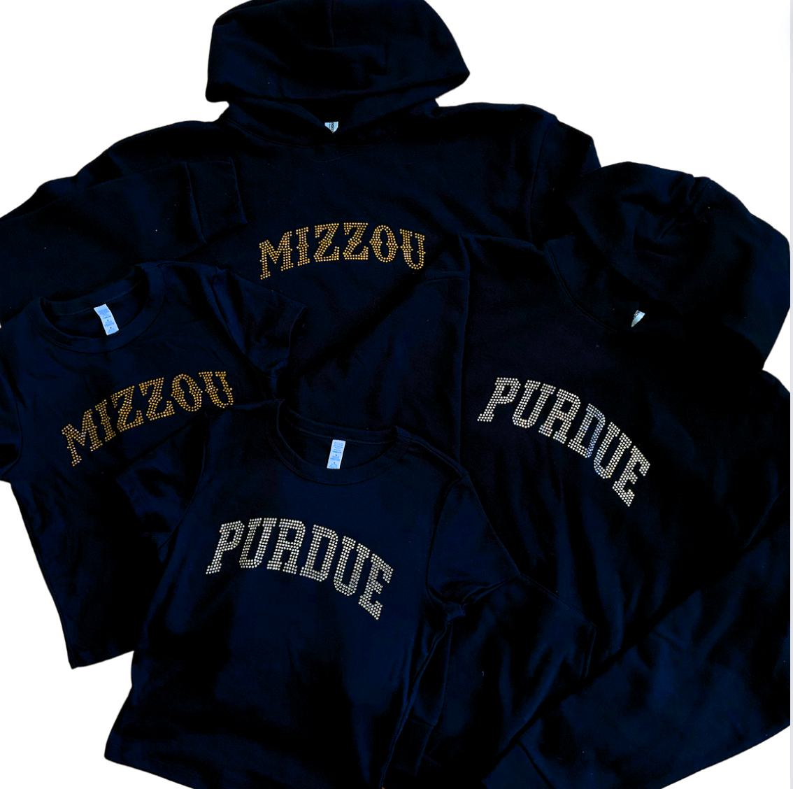 Mizzou Rhinestone Hoodie – Recess Apparel Mizzou Rhinestone Hoodie – Recess Apparel