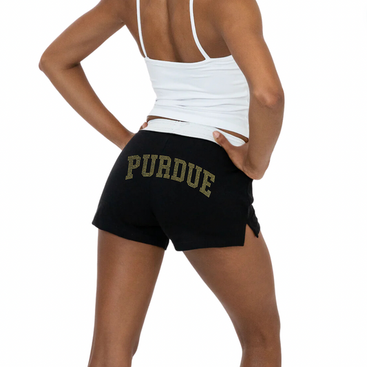 Purdue Rhinestone PE Shorts