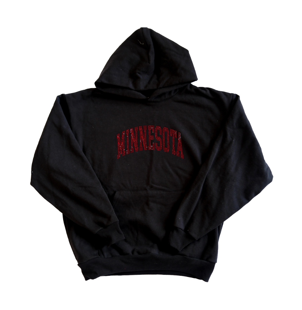 Minnesota Rhinestone Hoodie