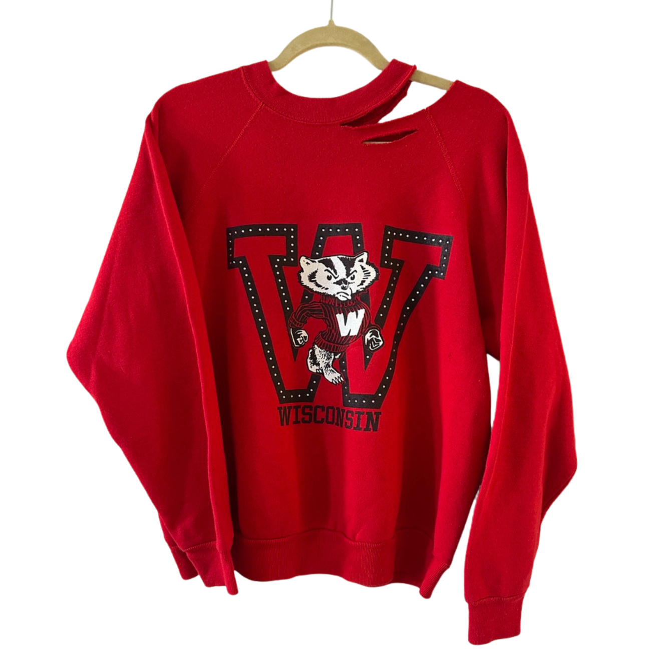 Wisconsin Distressed Reworked Crew