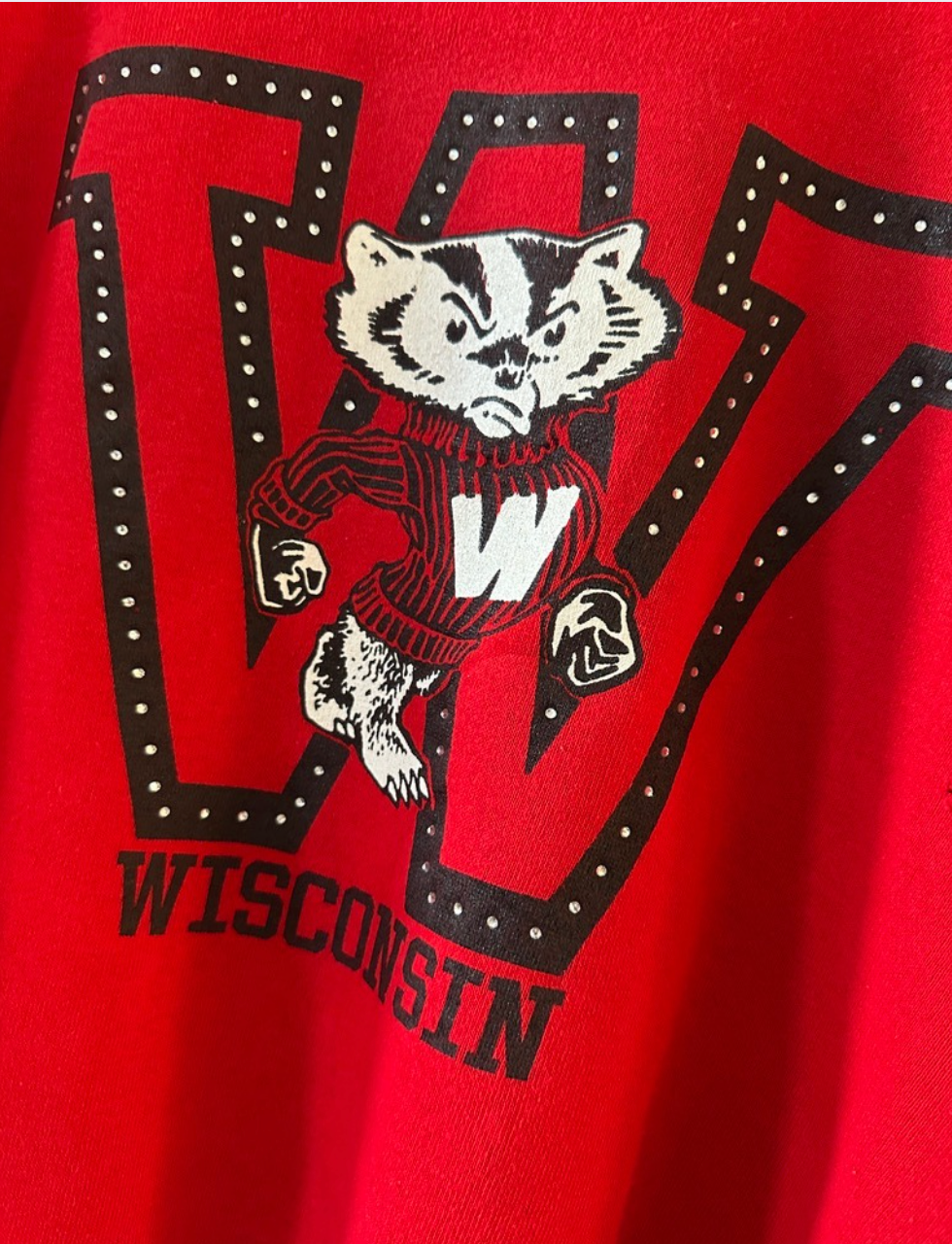 Wisconsin Distressed Reworked Crew