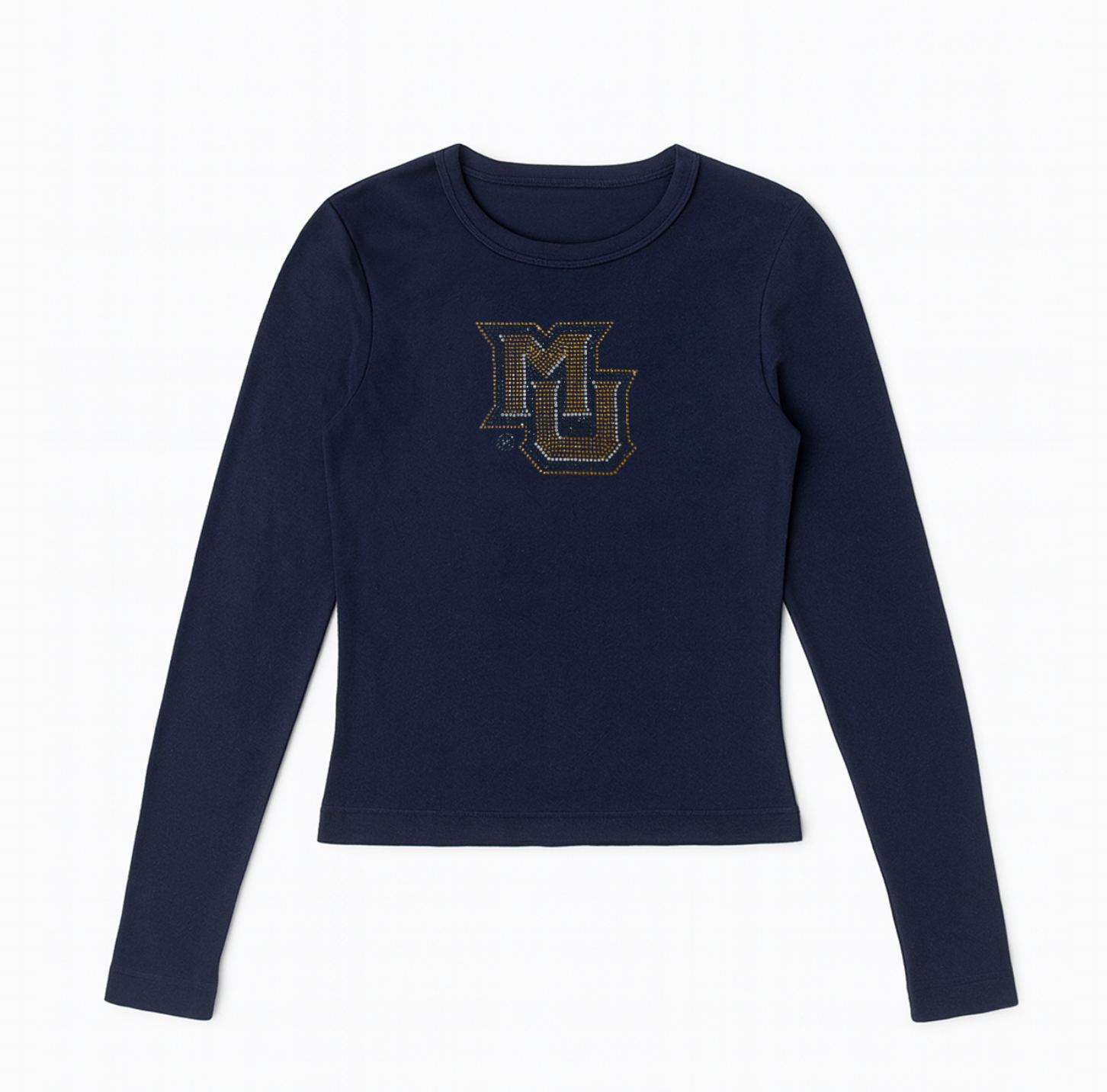 Mu Logo Rhinestone MU Rhinestone Long Sleeve – Recess Apparel