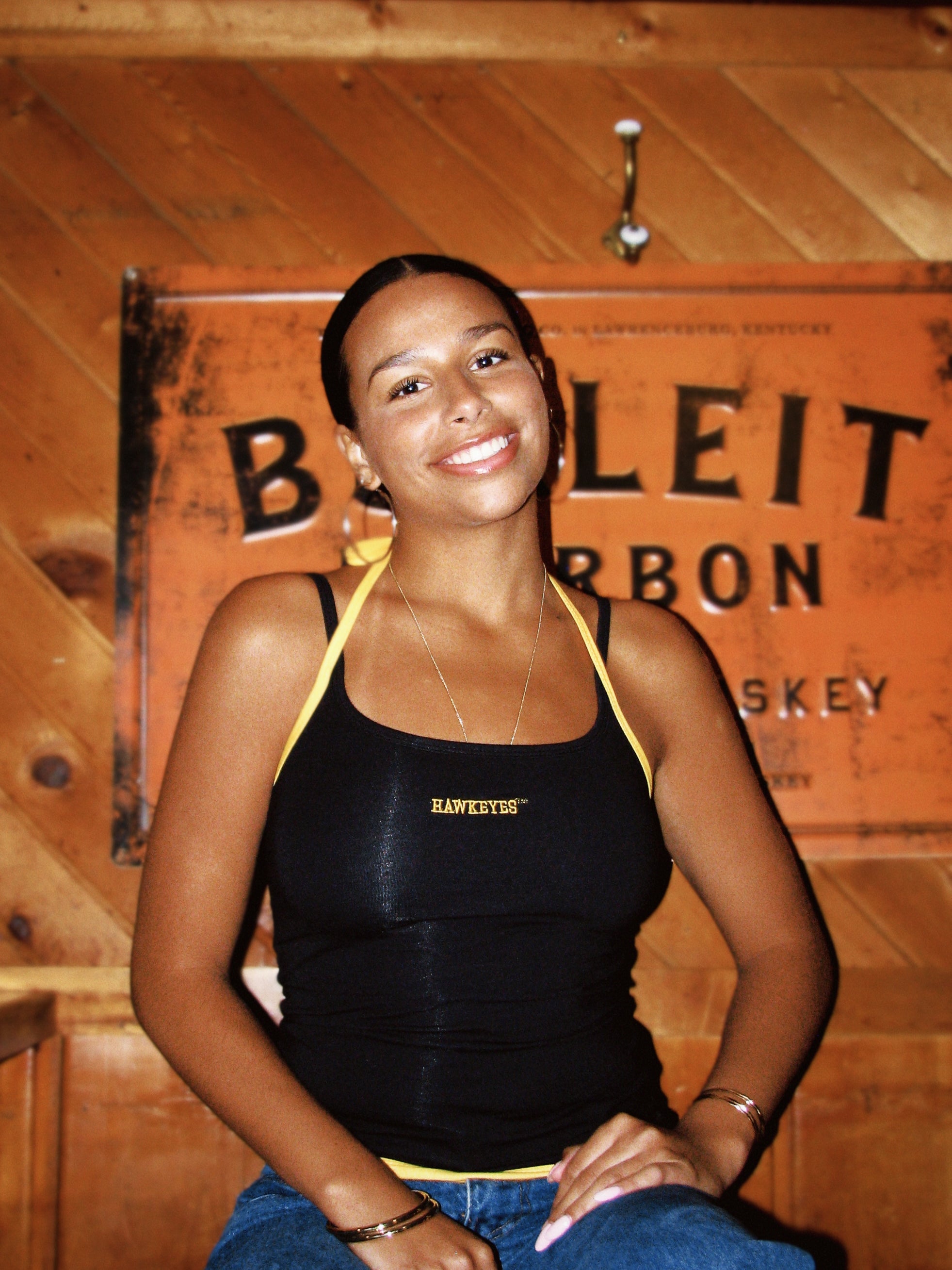 Hawkeyes Double Strap Tank