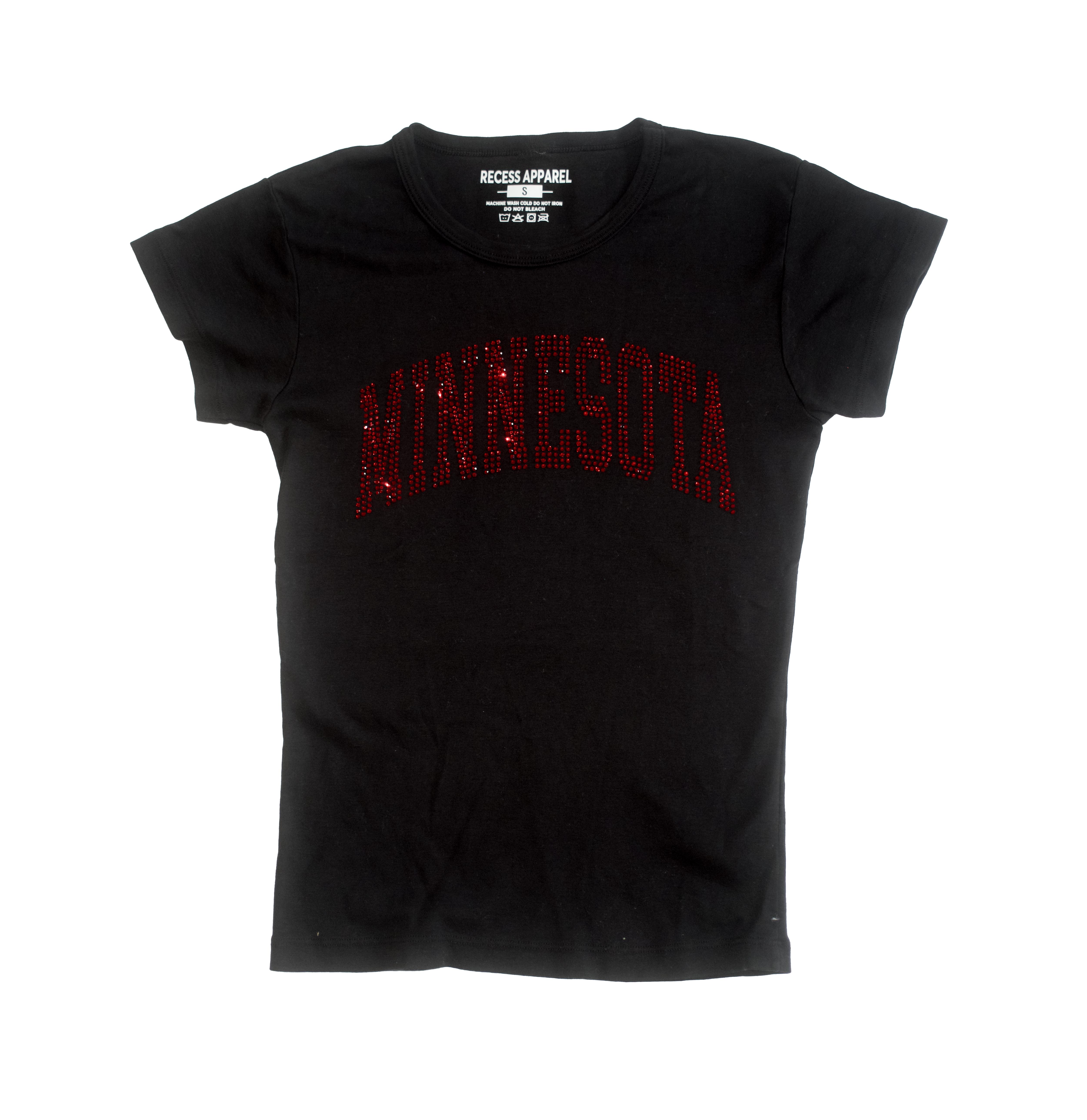 Minnesota Rhinestone Heritage Tee – Recess Apparel