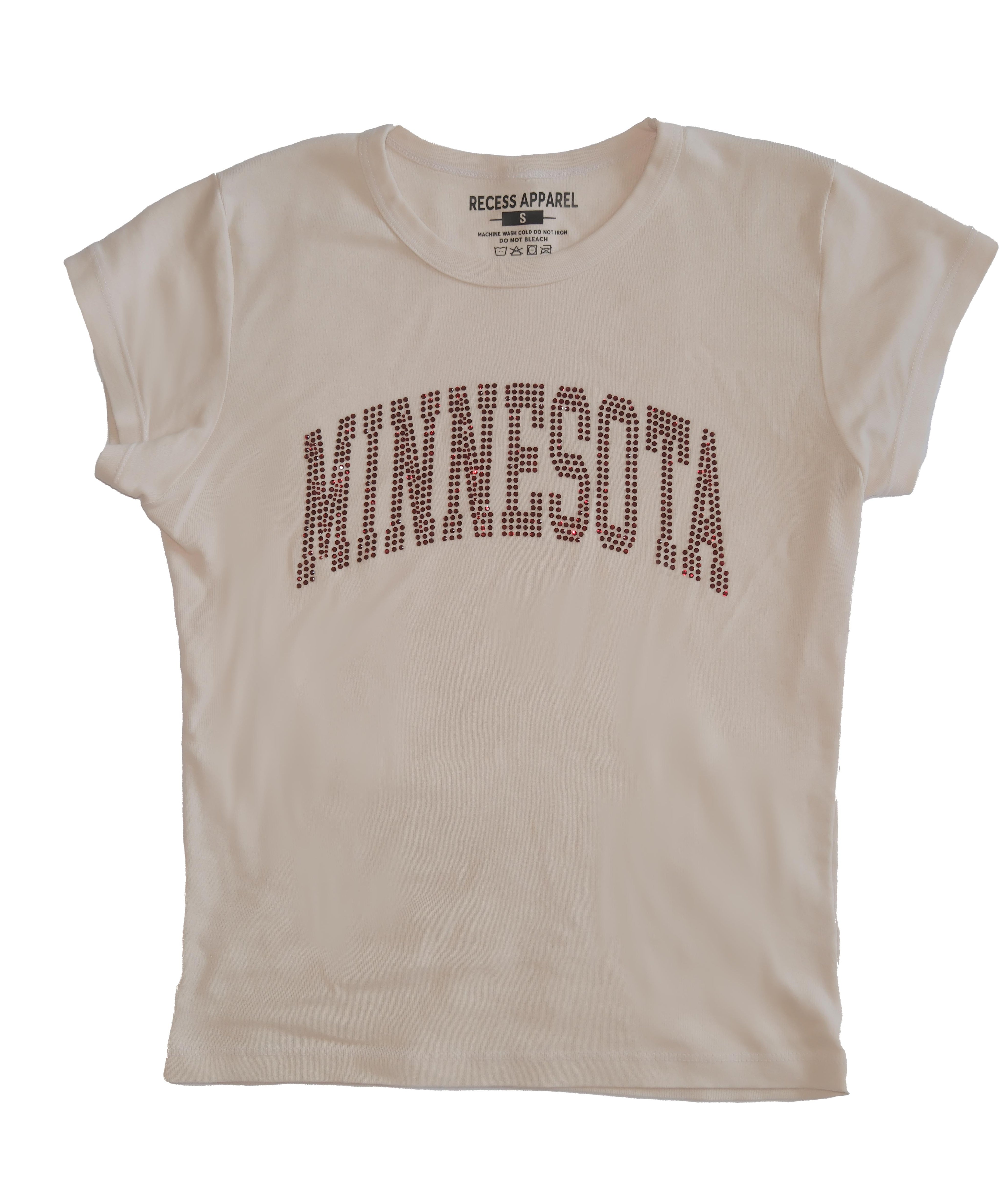 Minnesota Rhinestone Heritage Tee
