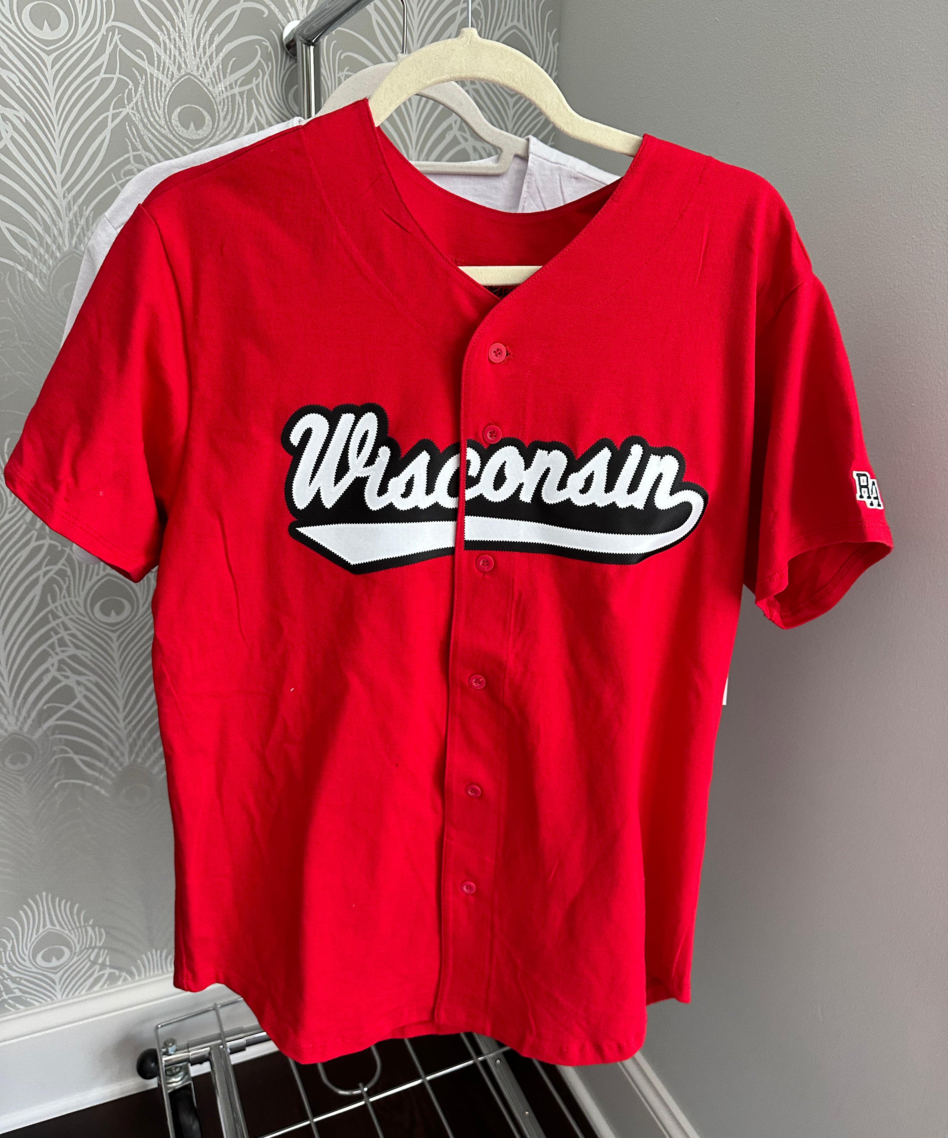 Wisconsin Cotton Baseball Jersey