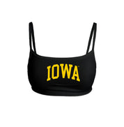 Iowa Block Halftime Bralette