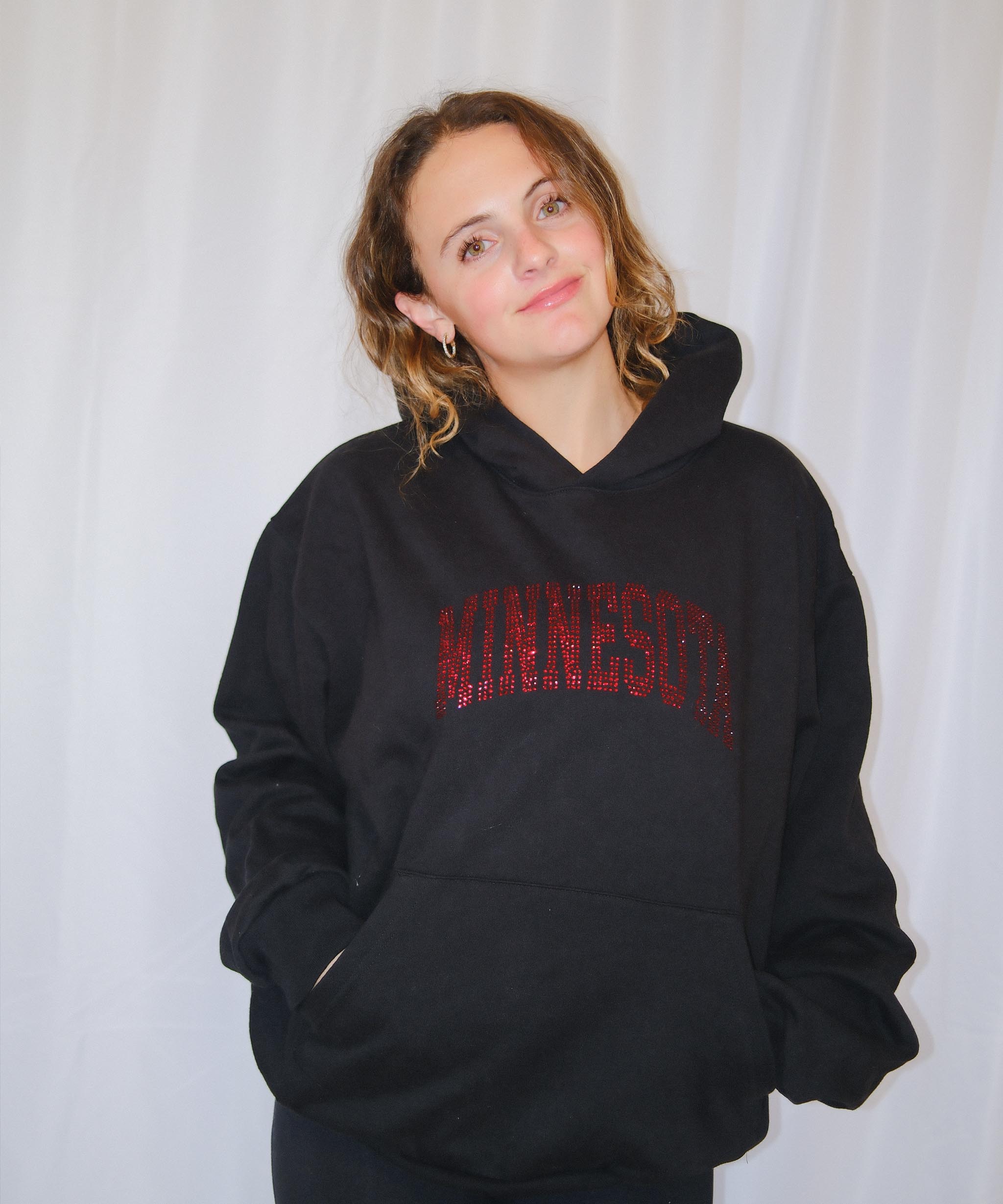 Minnesota Rhinestone Hoodie
