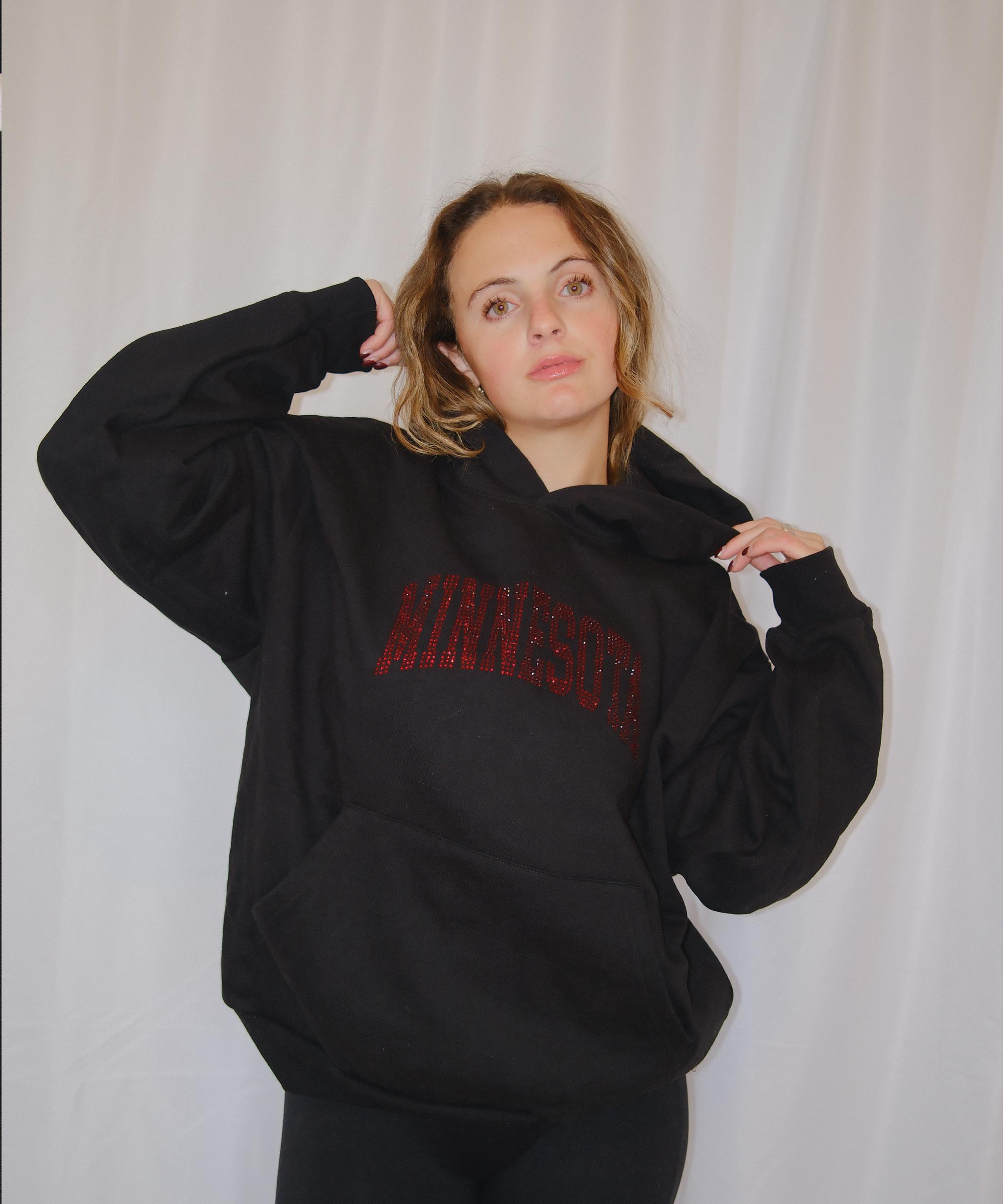 Minnesota Rhinestone Hoodie