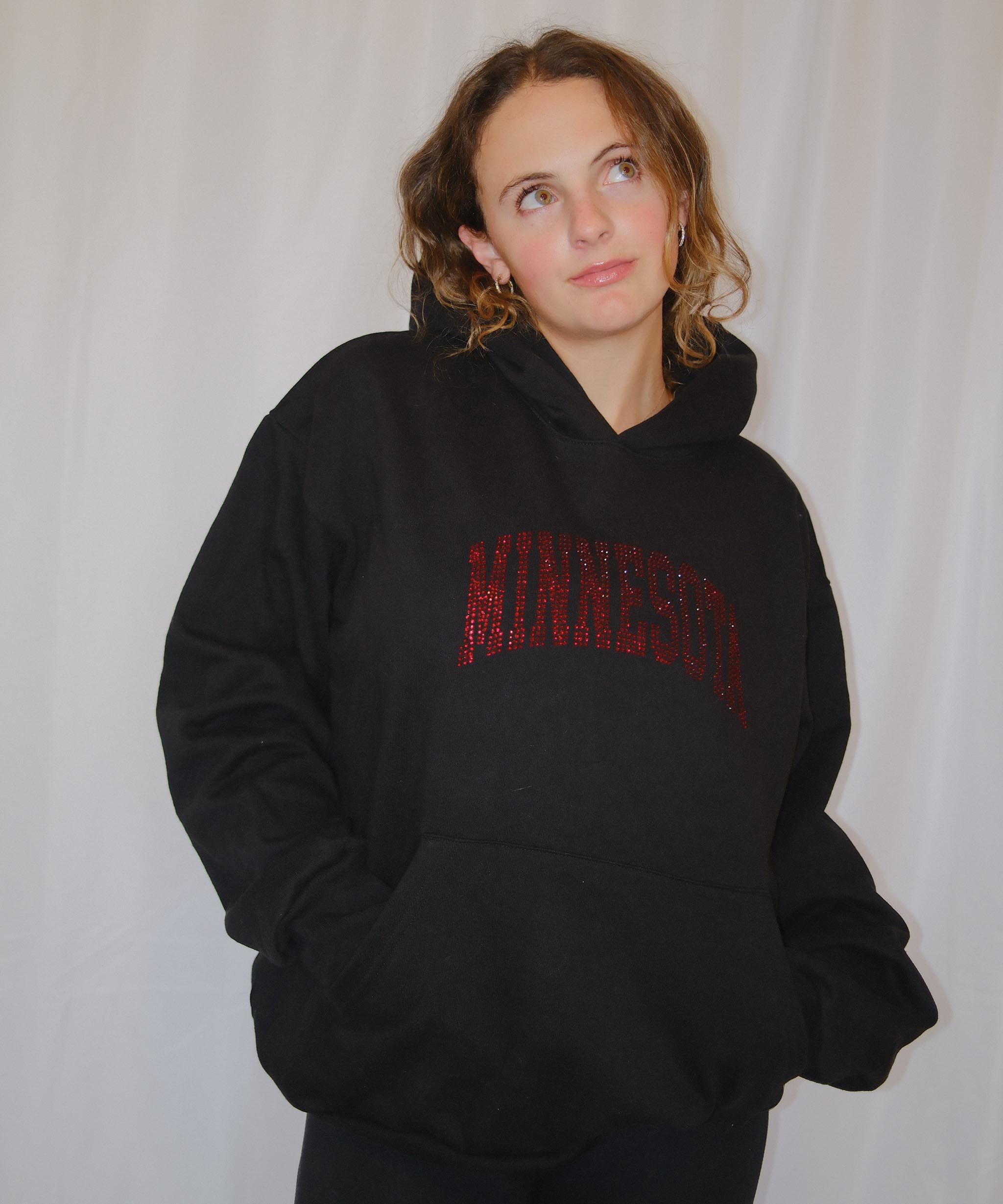 Minnesota Rhinestone Hoodie
