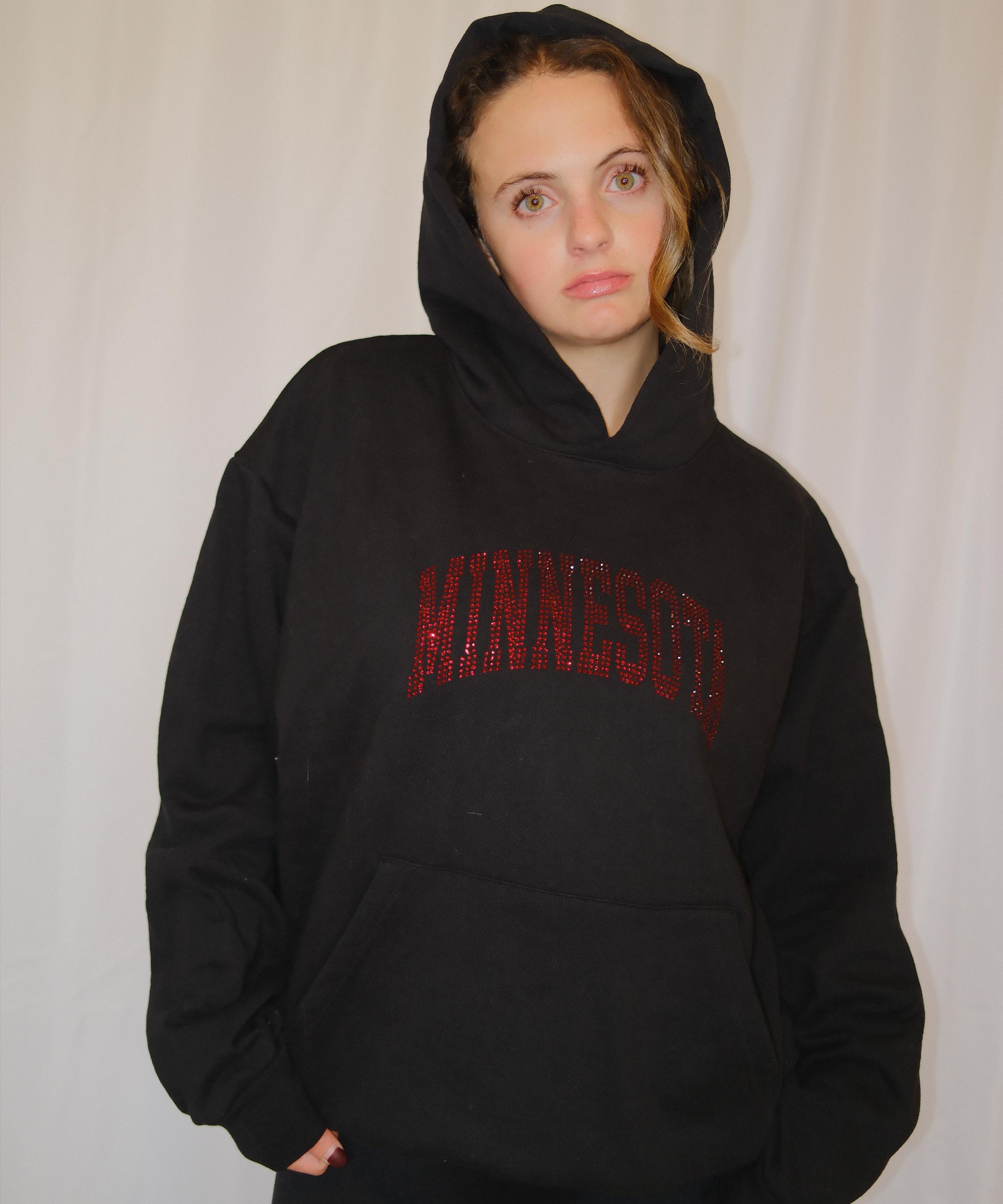 Minnesota Rhinestone Hoodie
