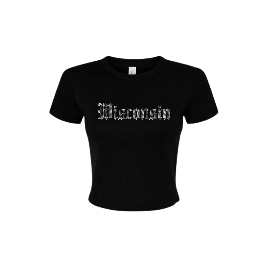 Wisconsin Rhinestone Freshman Tee