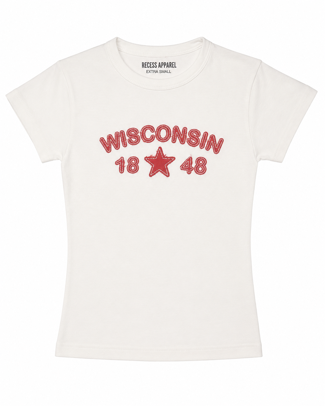Wisconsin 1848 Applique Tee