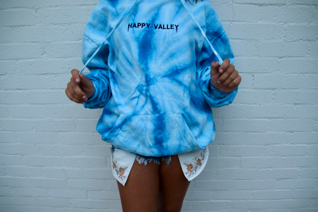 Happy Valley Tie Dye Hoodie - Recess Apparel LLC