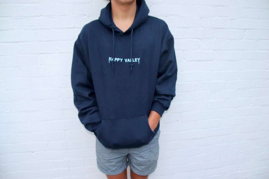 Happy Valley Embroidered Hoodie - Recess Apparel LLC