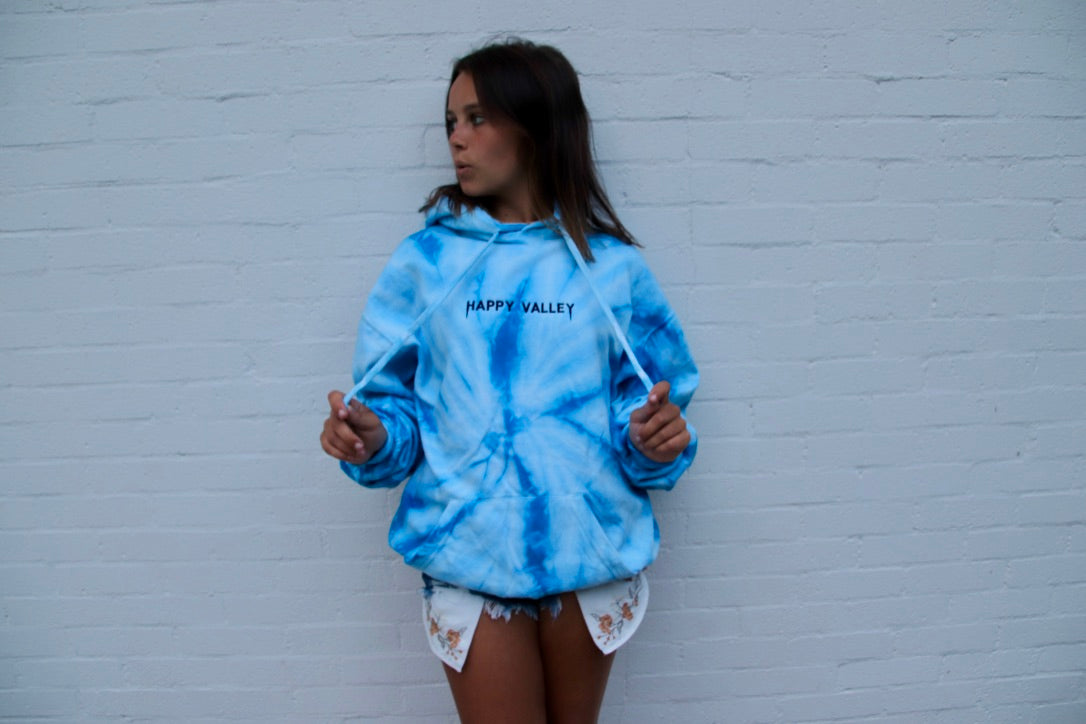 Happy Valley Tie Dye Hoodie - Recess Apparel LLC