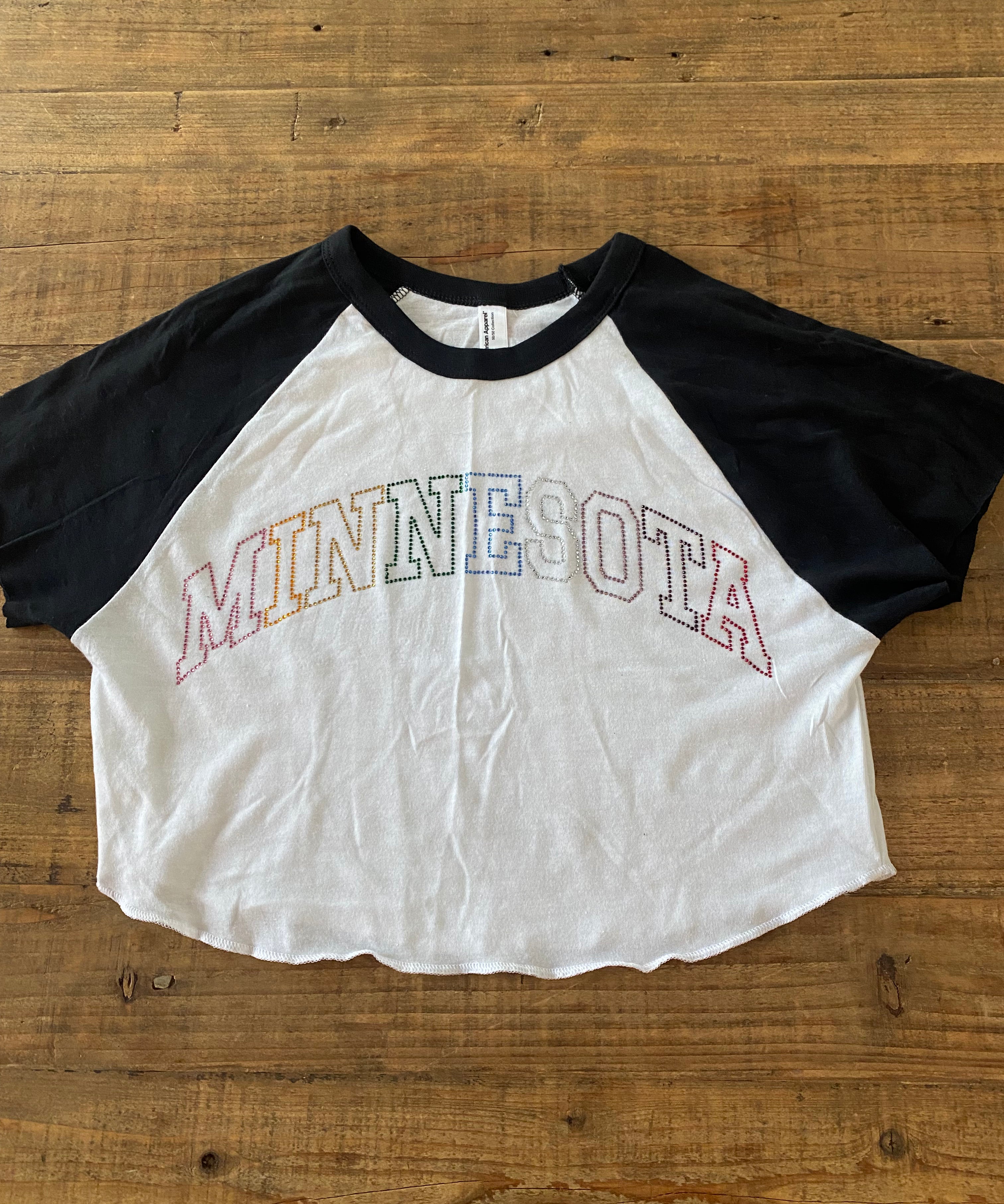 Minnesota Rhinestones Dugout Tee - Recess Apparel LLC
