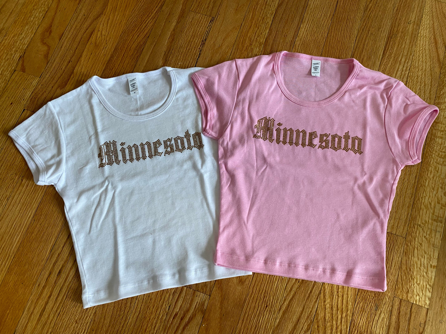 Minnesota Rhinestones Baby Tee