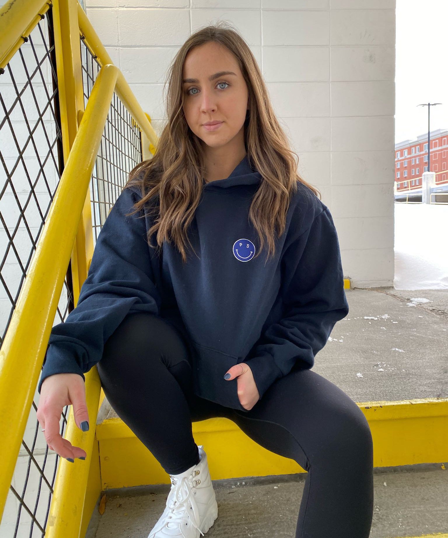 PS Smile Heavy Weight Hoodie - Recess Apparel LLC