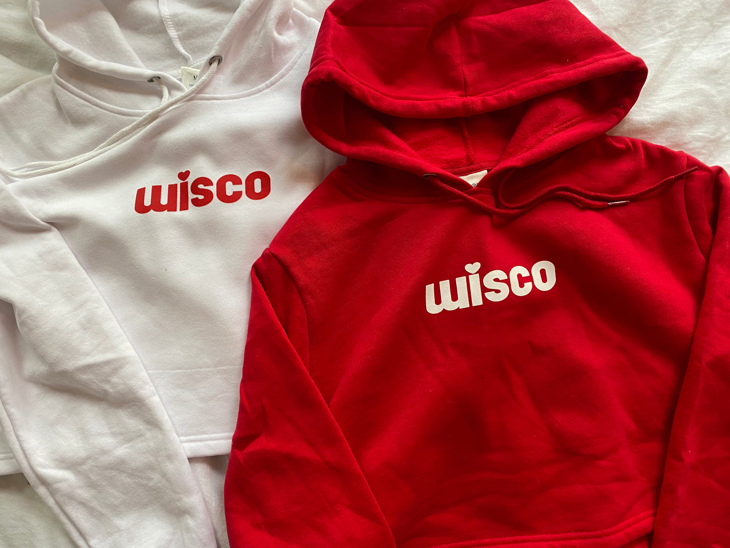 Wisco Love Cropped Hoodie