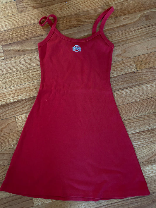 Ohio State Mini Patch Ribbed Dress