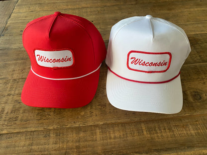 Wisconsin Name Plate Rope Hat