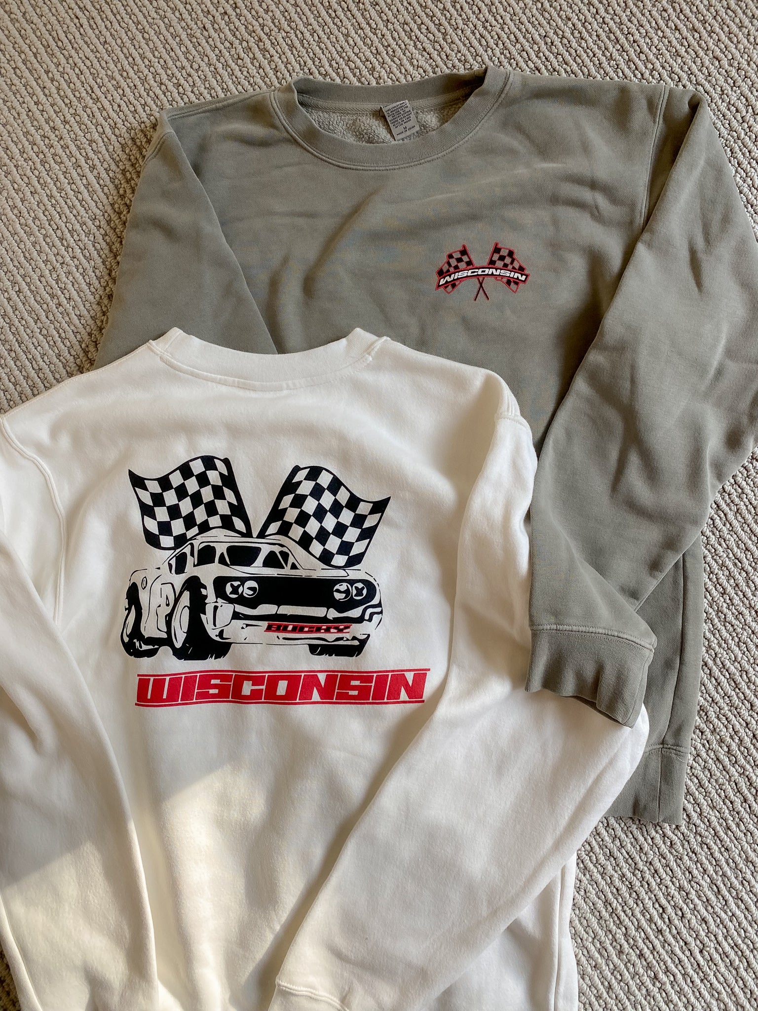 Wisconsin Race Team Garment Dyed Crew