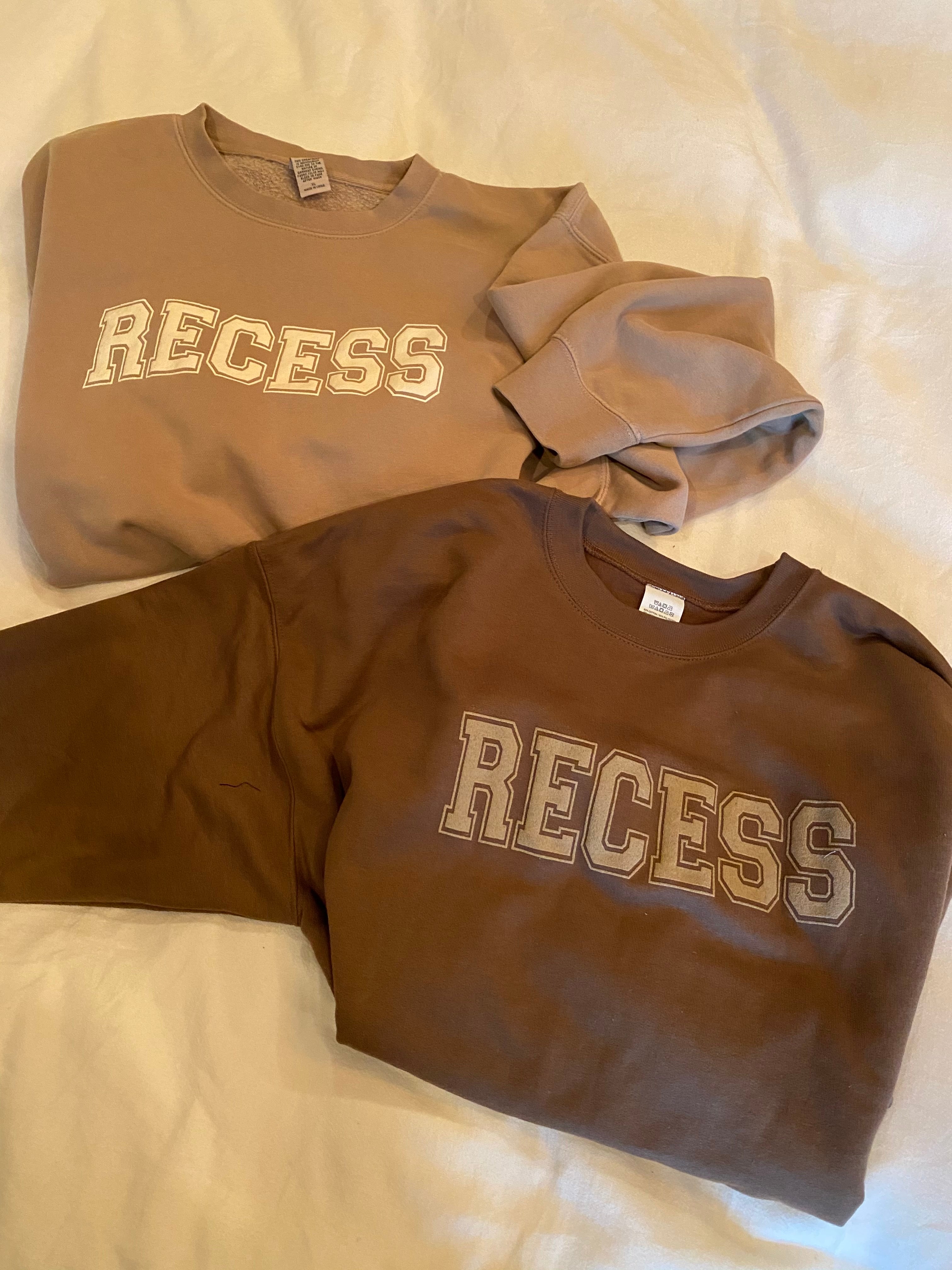 Natural Puff Paint Crew - Recess Apparel LLC