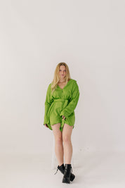 Tatum Mini Shirt Dress - Recess Apparel LLC