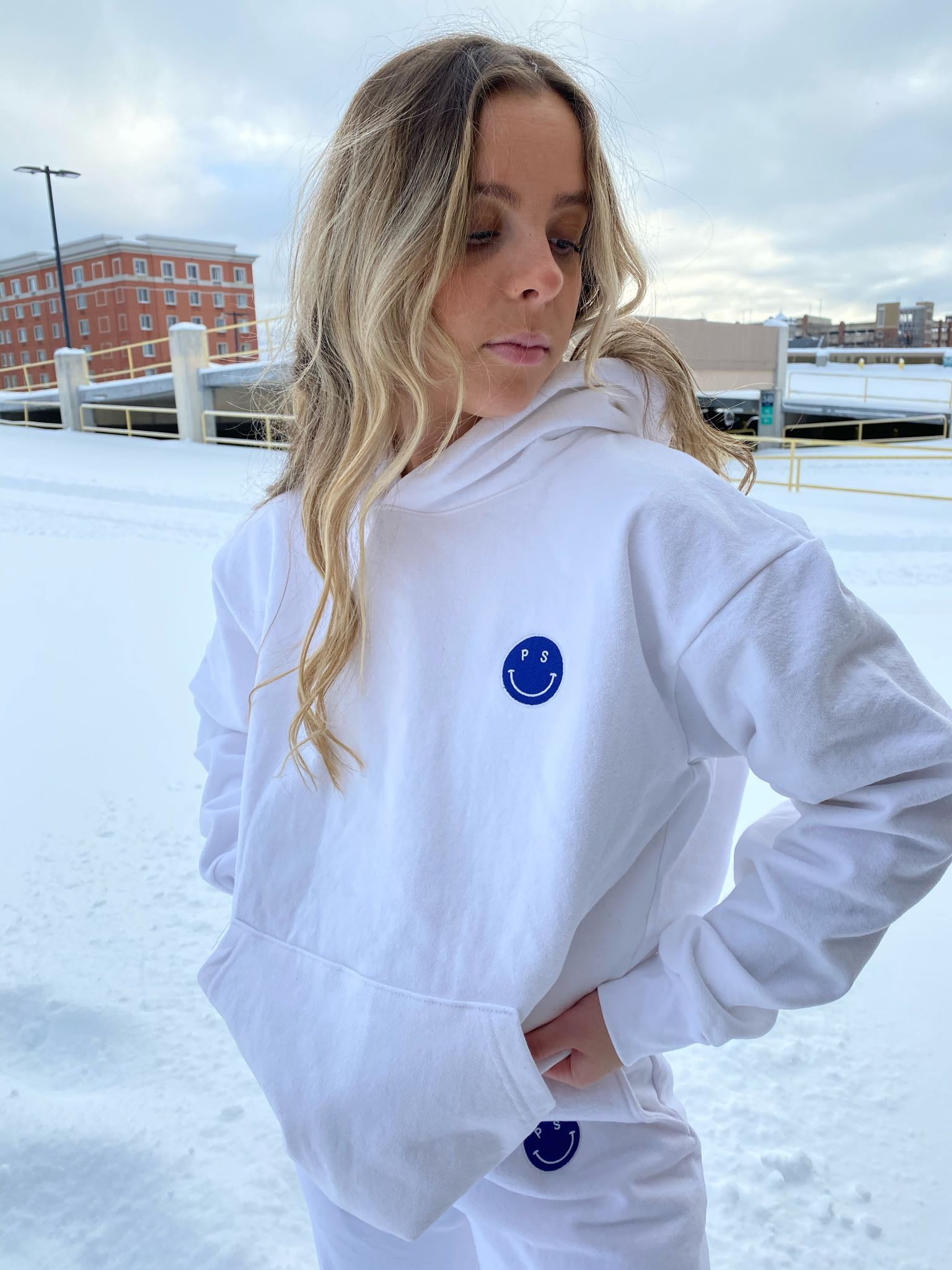 PS Smile Heavy Weight Hoodie - Recess Apparel LLC