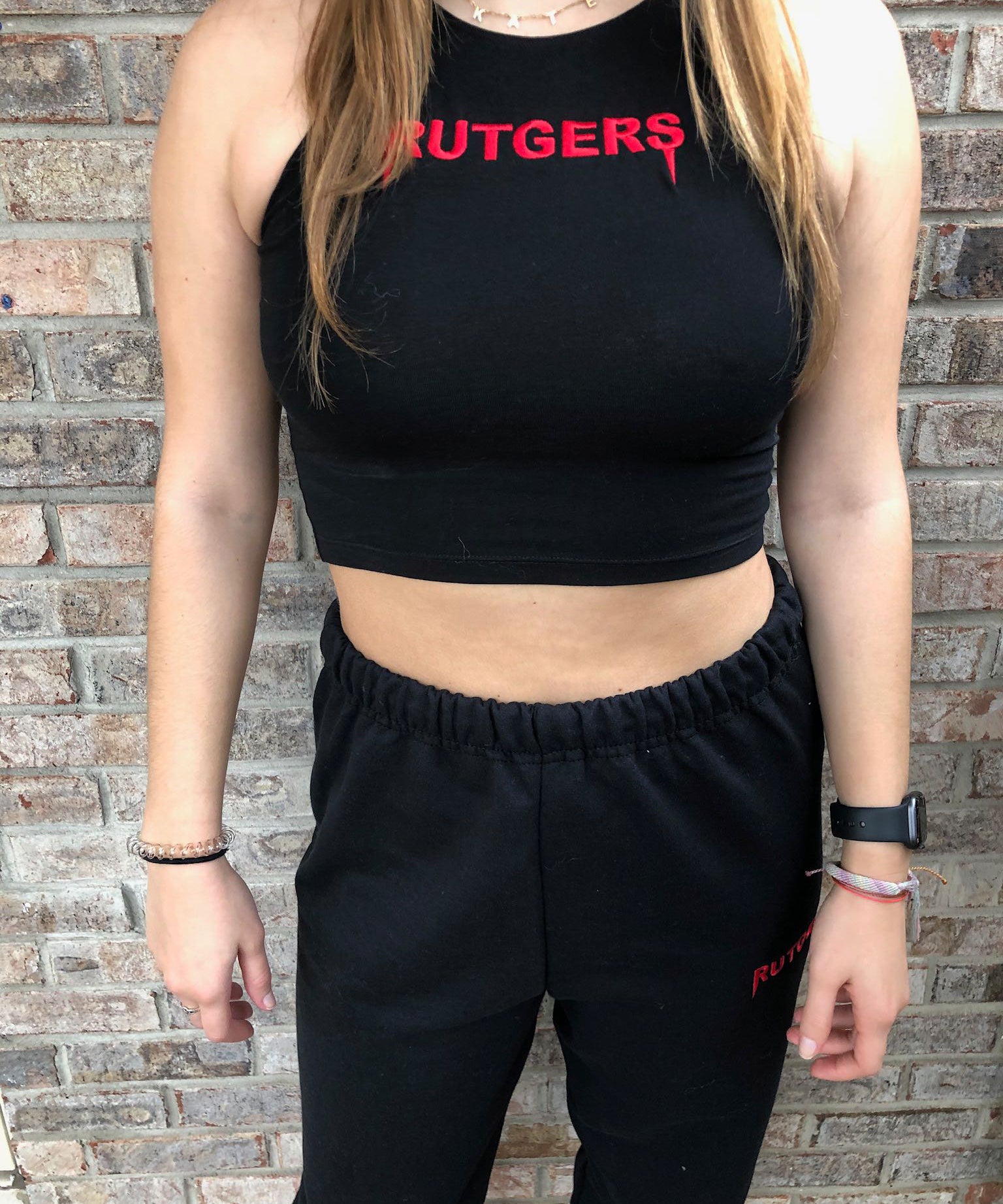 Rutgers High Neck Tank - Recess Apparel LLC