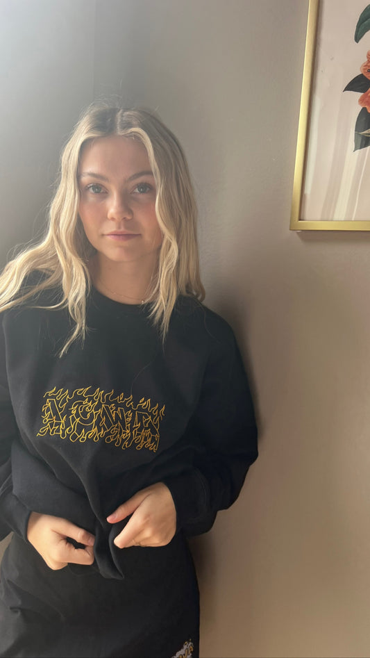 Iowa on Fire Crew Sweatshirt