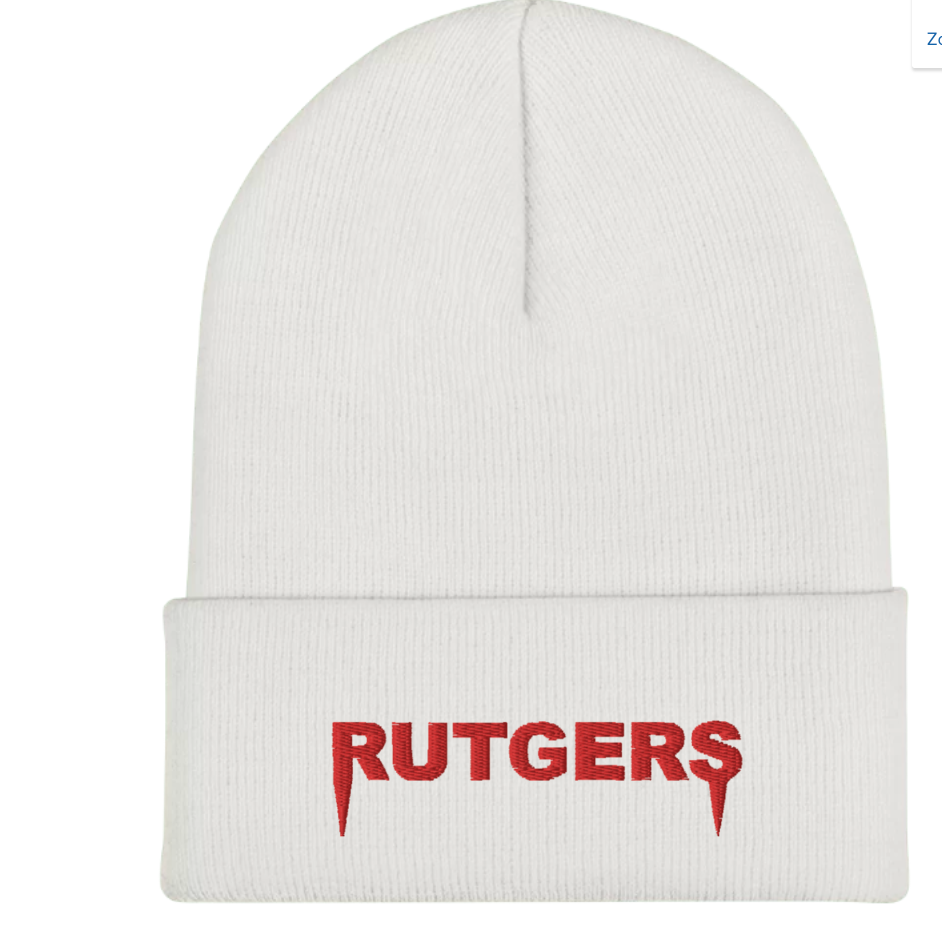 Rutgers Embroidered Beanie - Recess Apparel LLC