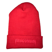 Wisconsin Kanye Embroidered Beanie - Recess Apparel LLC
