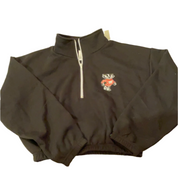 Half Zip Crop Sweatshirt - Recess Apparel LLC