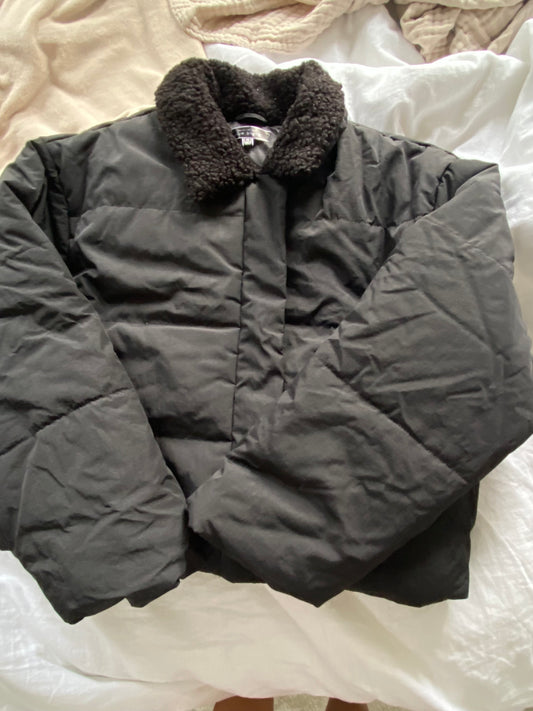 Sherpa Collar Puffer Jacket
