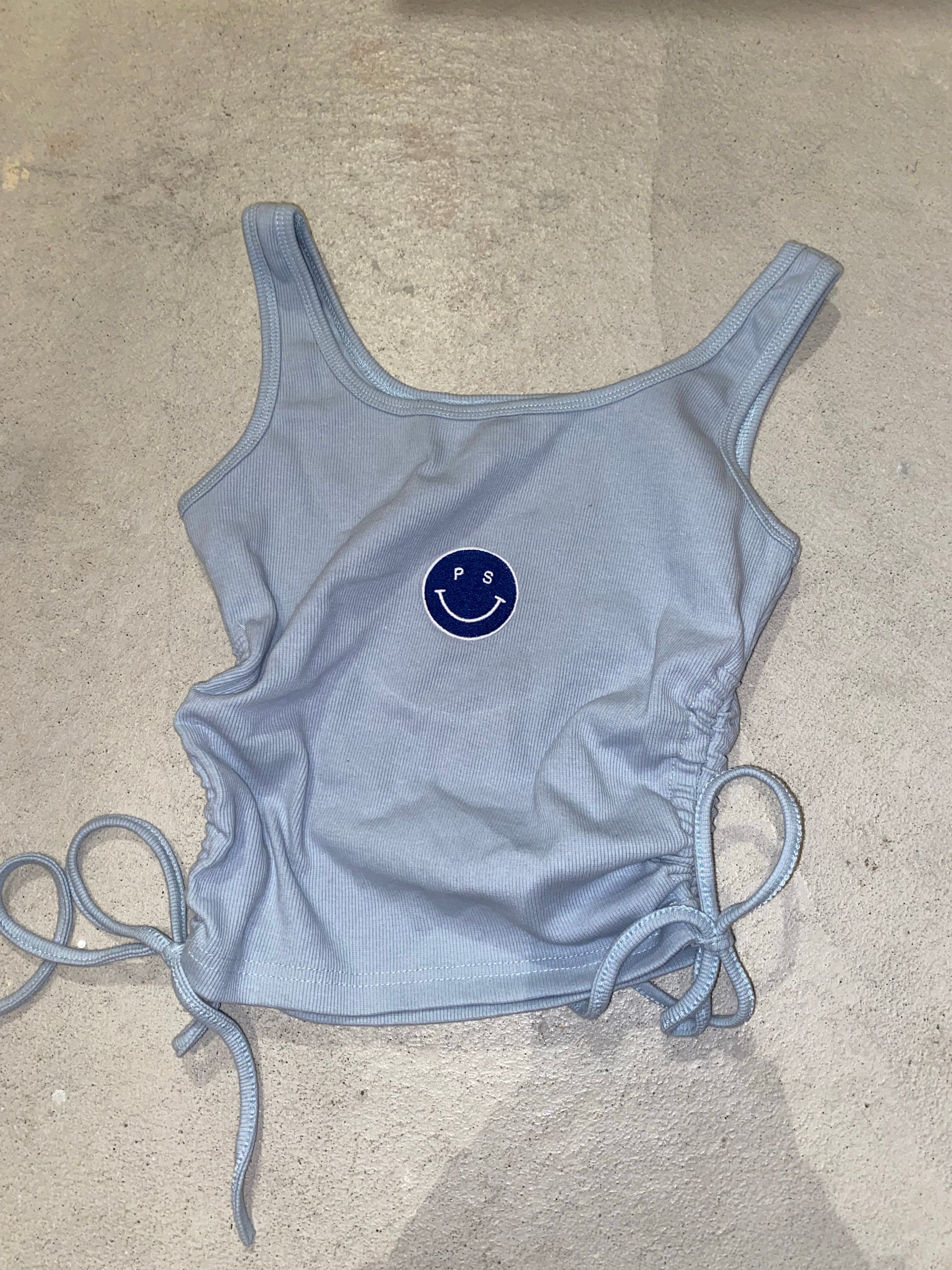 Sky Smile Sinched Tank - Recess Apparel LLC