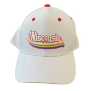 Wisconsin Rainbow Baseball Cap