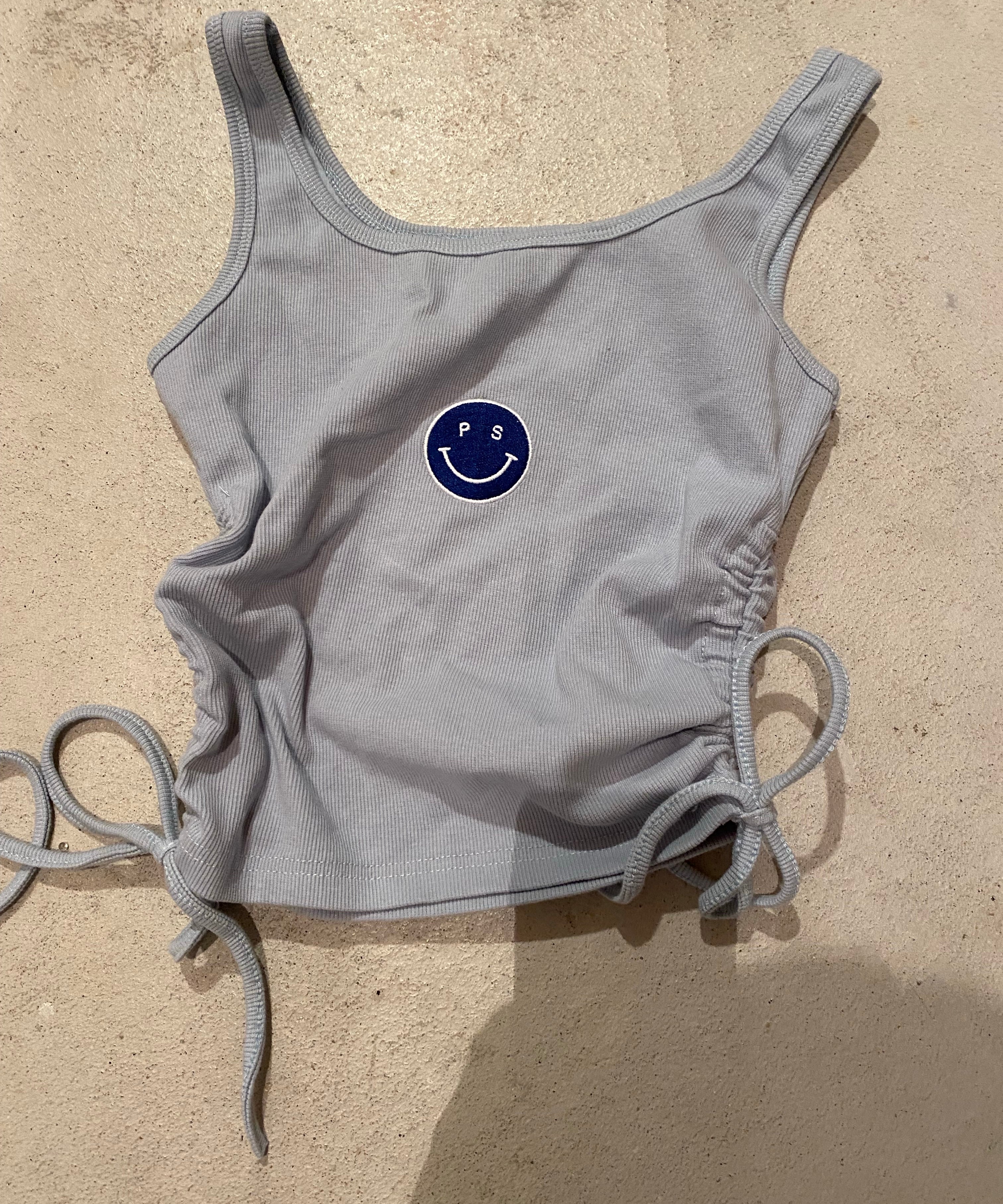 Sky Smile Sinched Tank - Recess Apparel LLC