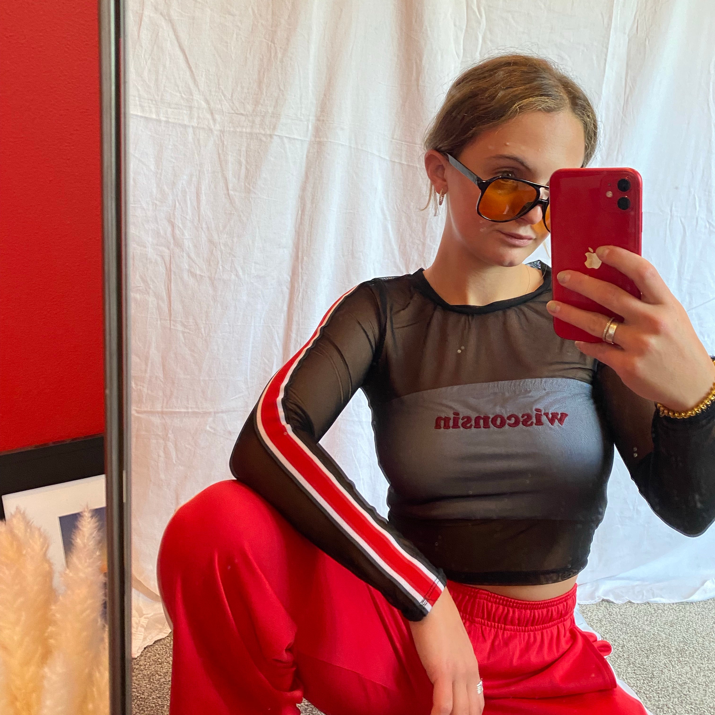Mesh Racing Stripe Top – Recess Apparel LLC