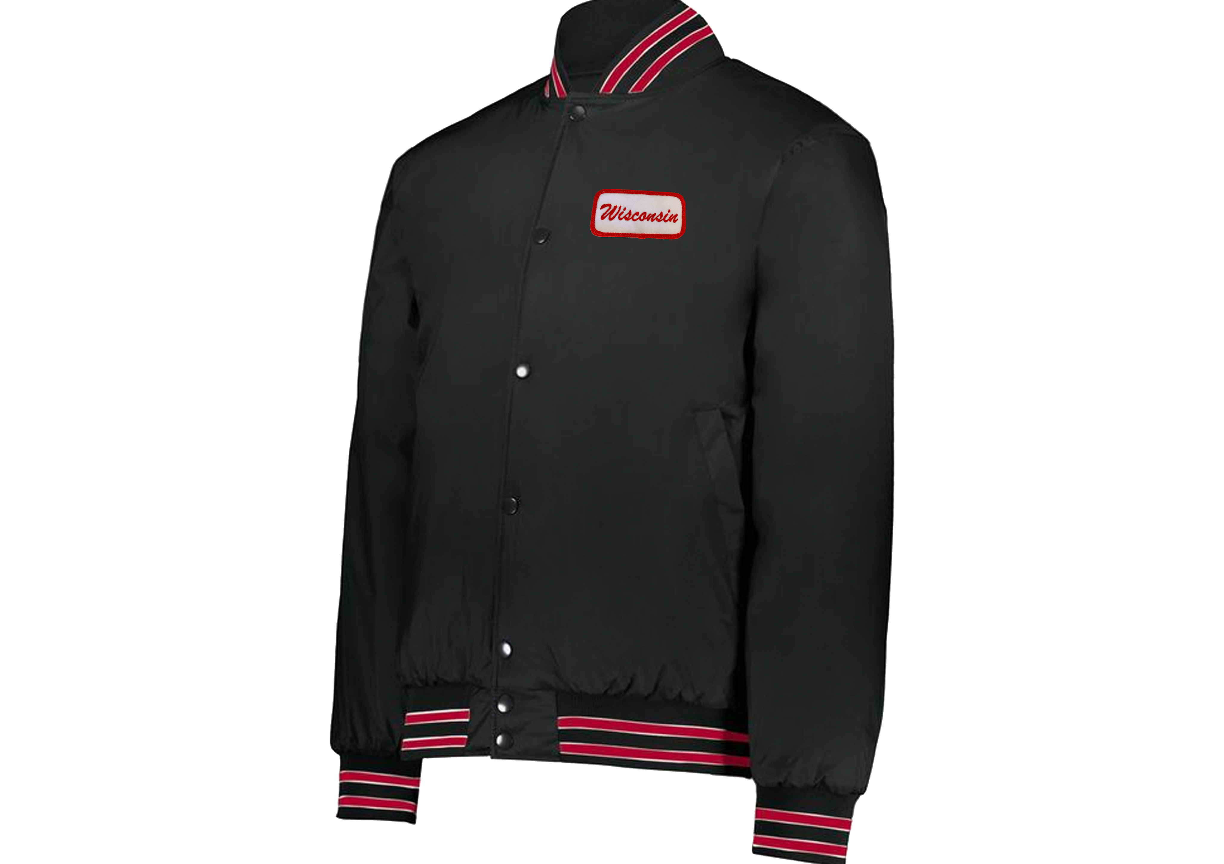 Wisconsin Name Plate Varsity Bomber Jacket