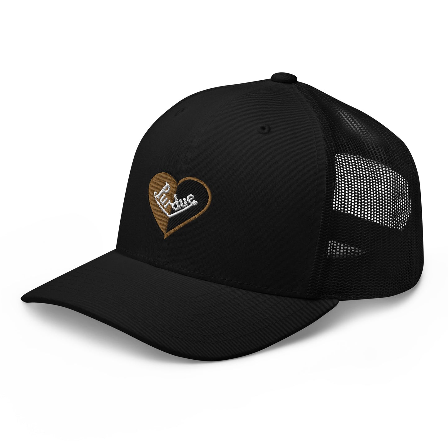 Purdue Split Heart Trucker Hat