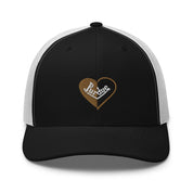 Purdue Split Heart Trucker Hat
