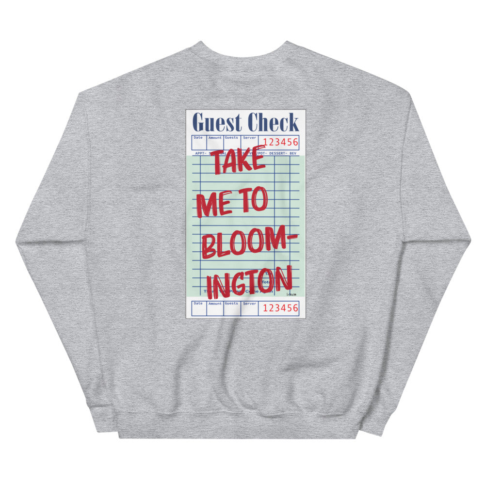 Bloomington Guest Check Sweatshirt